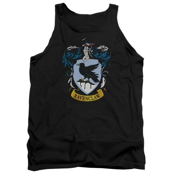 Trevco HP104-TK-4 Harry Potter & Ravenclaw Crest-Adult Tank Top, Black - Extra Large