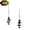 Multicolor-2PC, variant on PEIBang Christmas Bells for Door Knob,Door Hanger Wind Chimes,Vintage Hanging Bells for Home Garden Decoration