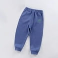 thumbnail image 2 of Jinhomg Baby Girls Fall Sweatpants Toddler Boys Comfy Elastic Waisted Long Pants Novelty Funny Chinese Style Printed Joggers Cotton Lounge Pant Prime Day Deals Today Navy 3 Years, 2 of 4