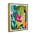 thumbnail image 3 of Stupell Island Thicket Bold Tropical Plants Botanical & Floral Painting Gold Floater Framed Art Print Wall Art, 3 of 6