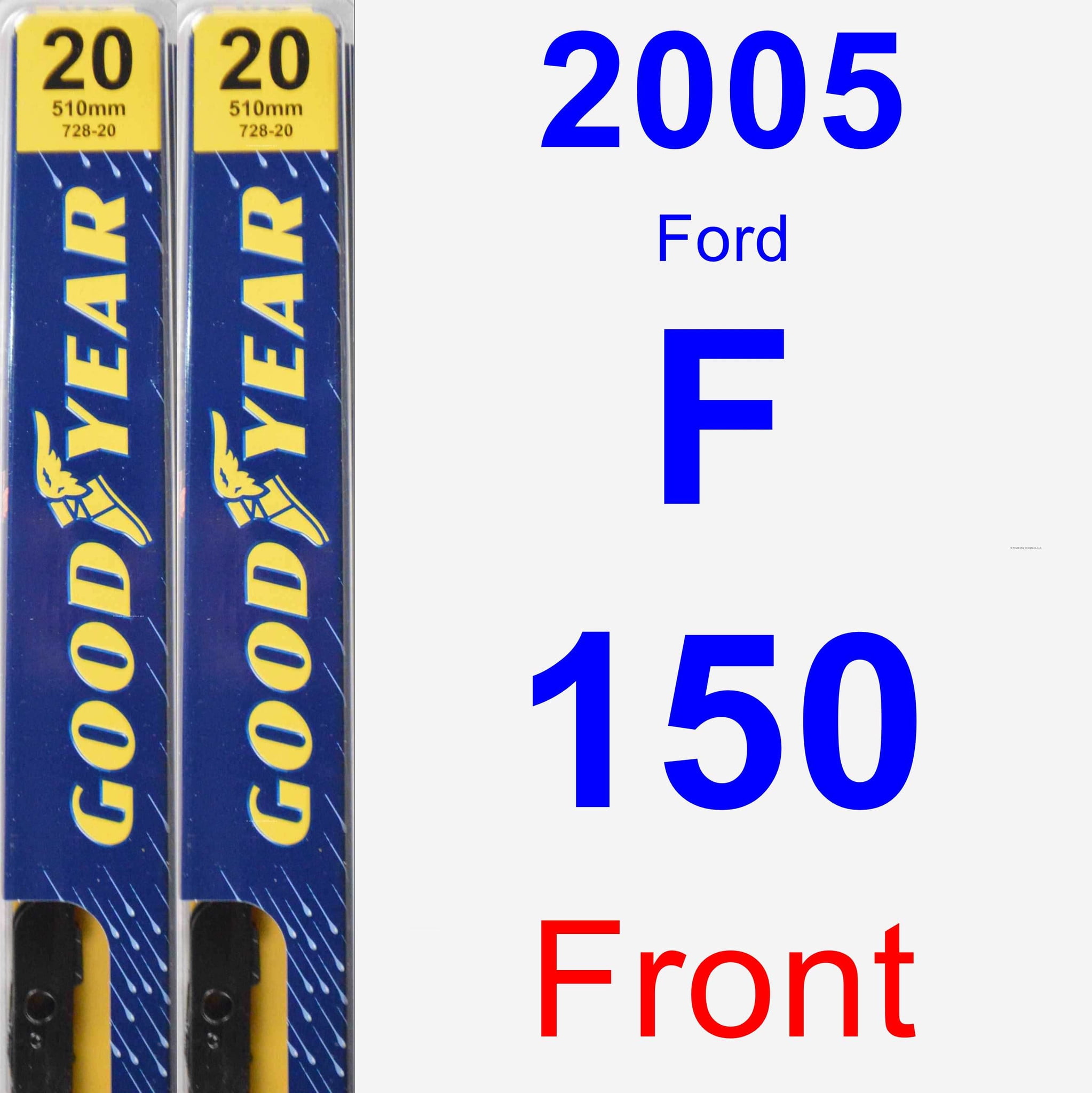 2005 f150 on sale wiper blade size