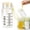 D, variant on CHENjy Travel Essentials, Glass Water Bottle with Insulated Sleeve and Leak Proof Lid, Borosilicate Glass Drinking Bottle with Measurement Scale for Coffee and Infused Water, 260 ML