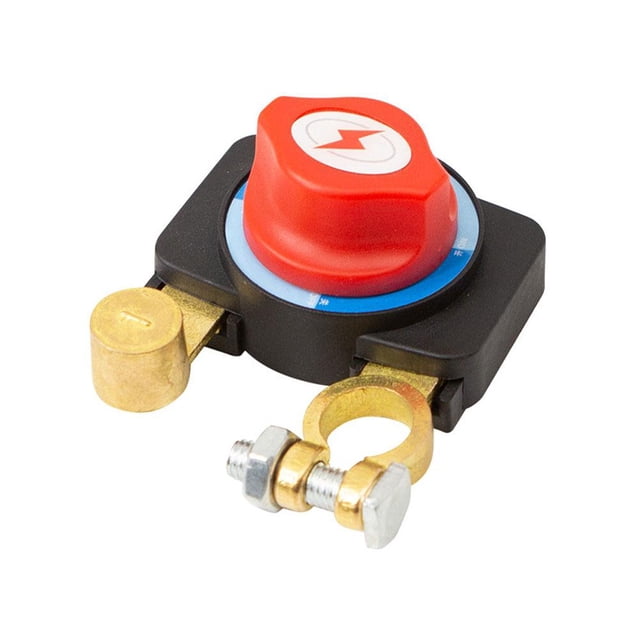 Universal Car Battery Power Cut-Off Switch Breaker, Pure Copper Stable Transmission High Conductivity Disconnect for 12V 24V Vehicles, Trucks, Boats, RVs (Regular 16-19mm)