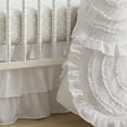 thumbnail image 3 of Levtex Baby - Skylar Crib Bed Set - Baby Nursery Set - White - Fancy Frills - 4 Piece Set Includes Quilt, Fitted Sheet, Wall Decal & Crib Skirt/Dust Ruffle, 3 of 6