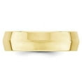 thumbnail image 2 of Primal Gold 10 Karat Yellow Gold 6mm Knife Edge Comfort Fit Band Size 6.5, 2 of 5