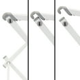thumbnail image 2 of Household Essentials Collapsible Folding Metal Clothes Drying Rack, White, 2 of 10
