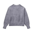 thumbnail image 5 of TRAF-cárdigan de punto para mujer, chaqueta de tricots, prendas de vestir exteriores, otoño e invierno, 2024, 5 of 5