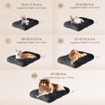 thumbnail image 2 of Cama tipo jaula para perros EHEYCIGA, mullida y esponjosa, de piel sintética para perros de tamaño XL, 2 of 8