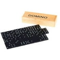 thumbnail image 6 of Wooden Boxed Black Dominoes Wooden Board Game Teaching Aids, 6 of 9