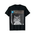 thumbnail image 1 of Camiseta de algodón con meme de gato en movimiento para hombre, divertida camiseta gráfica, regalos para hombres, 1 of 7