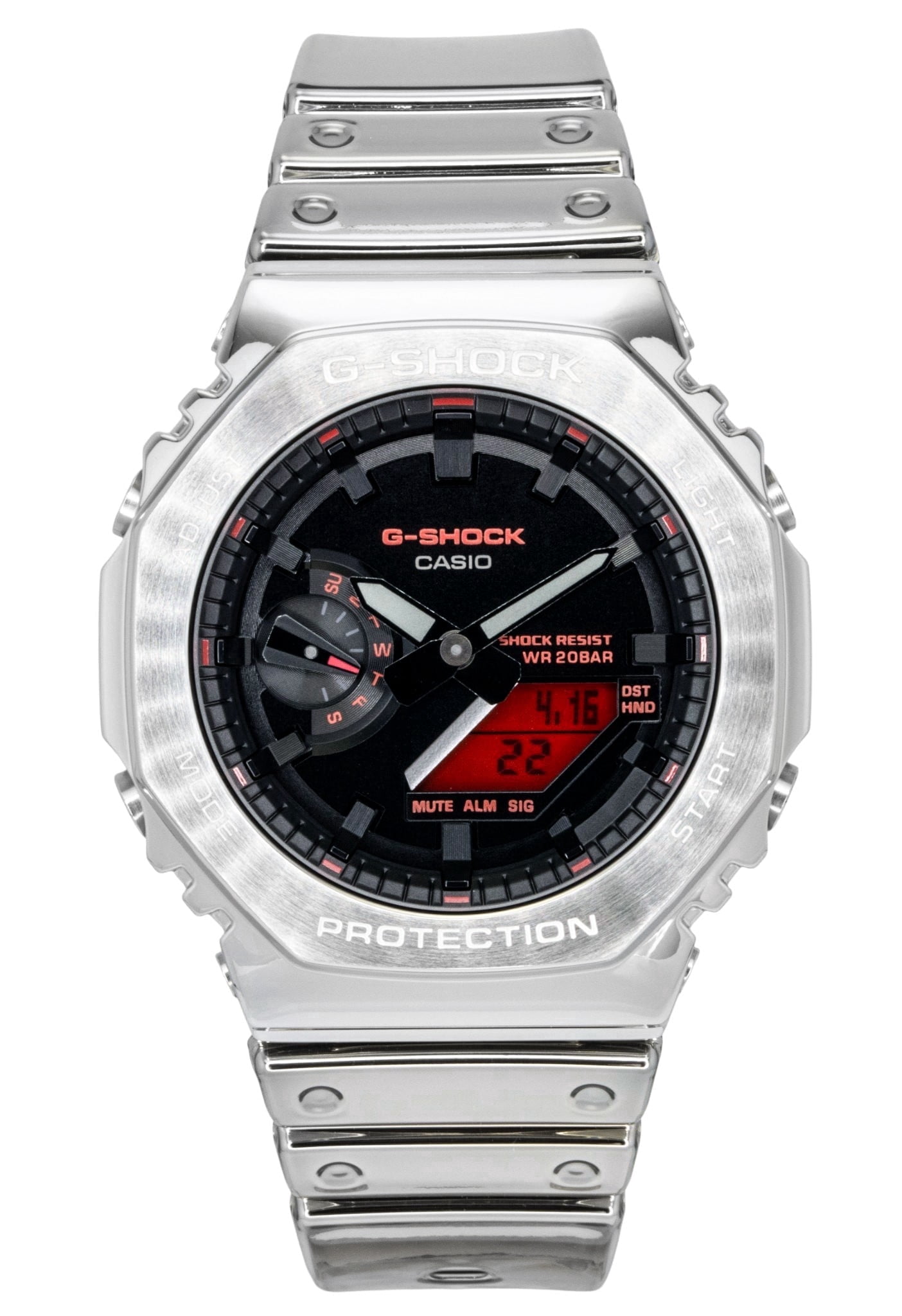 Casio G-Shock G-Steel Analog Digital Orange Dial Quartz GM-2110D
