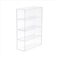thumbnail image 2 of 3X Caja de Almacenamiento de Gafas de 4 , Organizador de Gafas Grande, Soporte de Exhibición Apilable Multifuncional, Cosméticos Reutilizables, 2 of 5