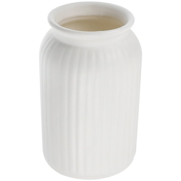 Masteelf White Ceramic Vase for Flower Arrangement and Home Decor minimalist Nordic style vase perfect for