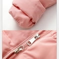 thumbnail image 5 of PXLKNZH Baby Boys Girls Two Piece Snowsuit Toddler Winter Hooded Puffer Down Jacket Coat with Cold-Weather Ski Bib,Pink,2 Years, 5 of 9