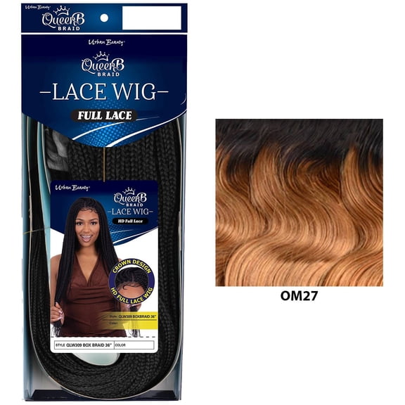 QueenB Braided Lace Wig - Box Braid OM27