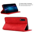thumbnail image 4 of Samsung Galaxy A50 Case, Dteck Smooth PU Leather Flip Folio Wallet Card Slots Case Cover Stand Feature & Magnetic Closure For Samsung Galaxy A50 2019 6.4", Red, 4 of 7