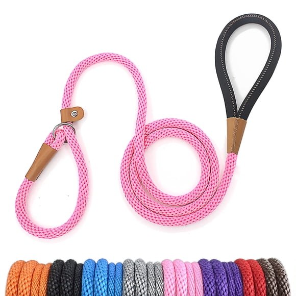 Correa para perro Lynxking, 1,5 m, 1,8 m, 2,4 m, nailon trenzado