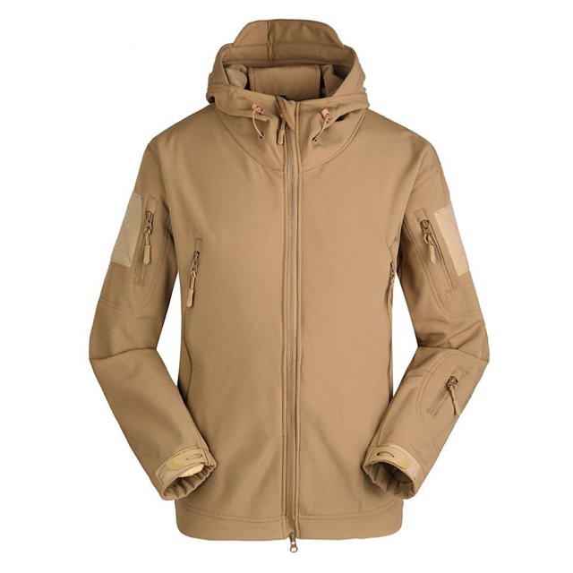 Chaqueta exterior de piel de tiburón de imitación, camuflaje, para deportes, ciclismo, montañismo, esquí, chaqueta softshell A001