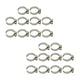 thumbnail image 1 of 20pcs Abrazadera De Manguera Abrazaderas De Engranaje Helicoidal de material acero Inoxidable 16-25 Mm Y 19-29 Mm, 1 of 9