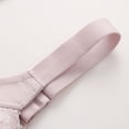 thumbnail image 5 of NIEWTR Front Closure Bras for Older Women Full Coverage Wireless Bras for Seniors Comfort Front Close Push Up Bras with Back Support Everyday Bras(Purple,46), 5 of 8