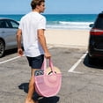 thumbnail image 6 of Honmine Mesh Beach Bag, Handheld Seashell Storage Tote with Drawstring, Large Capacity Net Bag for Pool Travel Summer Vacation, 6 of 6