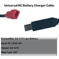 thumbnail image 4 of 3.7V USB Charger Cable with JST 2 Pin Plug for RC Toys - Compatible with Plane Remote Control Universal 3.7V Lipo Battery, 4 of 6