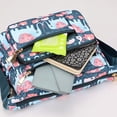 thumbnail image 4 of Stylago Crossbody Messenger Bags for Women Flower Print Shoulder Purse with Adjustable Strap Ladies Casual Shopping Handbag Green, 4 of 5