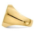 thumbnail image 3 of 14K Yellow Gold Ring Band Signet 18.5x16.0mm Closed Back Men's, Size 8, 3 of 5