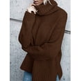 thumbnail image 2 of Sherrylily Fall Winter Women Sweaters Casual Turtleneck Long Sleeve Soft Knitted Pullover, 2 of 5