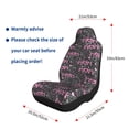 thumbnail image 2 of Goofa Lovely Mom Ever Printed Car Seat Covers, Automotive Seat Covers for Cars Trucks and SUVs, Quick Setup Universal Fit Elastic Seat Covers-2 PCS, 2 of 6