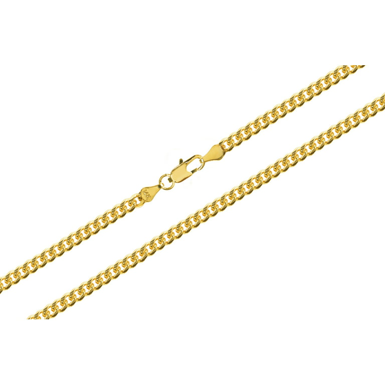 Angelus De Leon 14k Gold Style Layered 5mm Mens Rope Chain Necklace 20in  24in 30in (20in)