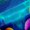 Blue, variant on Feelyou Rock and Roll Black Out Curtains, Music Lover Curtains Pack of 2 (42x63 Each)