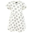 thumbnail image 3 of Hudson Baby Infant and Toddler Girls Cotton Dresses, Neutral Daisy, 2T, 3 of 4