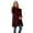 Wine, variant on Xdegoge Maternity Winter Coat Fleece Lined Baby Wearing Jackets Women Baby Carrier Jacket for Mom Extender Pregnancy Clothes Knee Length Cold Weather Long Coats with Pockets Outerwear