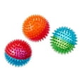thumbnail image 2 of (3 pack) Vibrant Life Fetch Buddy Spikey Ball Dog Toy, Medium, Color May Vary, Chew Level 3, 2 of 8