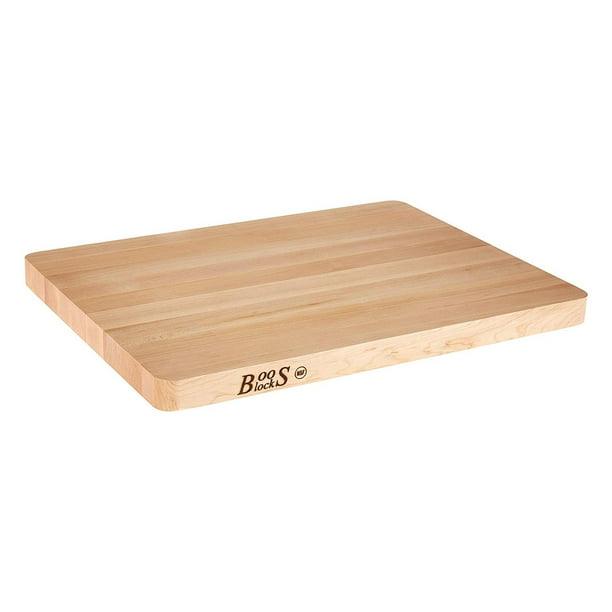 John Boos Maple Wood Chop N Slice Reversible Cutting Board, 18 x 12 x 1