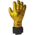 thumbnail image 2 of Trofeo de resina con revestimiento de portero, guantes de portero con forma de premio de partido de fútbol, ​​juguete con base para oficina, escuela, jardín de infantes (dorado), 2 of 7