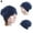 Navy, variant on Unisex Men Women Fashion Hip-Hop Warm Winter Cotton Letter Print Ski Beanie Casual Skull Cap Hat