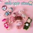 thumbnail image 5 of Haawooky 10 Piezas Mini Muñecas Bebé Regalos Lindos Y Pequeños De Muñecas Bebé para Niños Realistas Muñecas Pequeñas Realistas para Niñas Niños Y Niños Gran Regalo De Cumpleaños De Pascua, 5 of 5