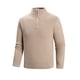 thumbnail image 1 of pstuiky camisetas de manga larga para hombre, Suéter informal de moda para hombre, con cuello alto, media cremallera, elástico, capa base, tejido de manga larga salir tops xxl, 1 of 6