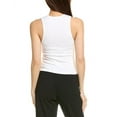 thumbnail image 2 of LNA womens  Maya Rib Tank, l, White, 2 of 3