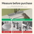 thumbnail image 5 of Gray Kitchen Faucet Splash Guard - （narrow version） 3 in 1 Splash Guard with 5° Ramp - Protects Sinks from Splashing, Ideal for Kitchens, Bathrooms and RVs, 5 of 6