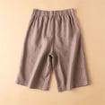 thumbnail image 6 of Lisingtool Pants for Women Shorts for Women High Waisted Shorts Women Workout Shorts Women Cotton and Linen Casual Trousers Thin Elastic High Waist Women's Shorts Khaki, 6 of 6
