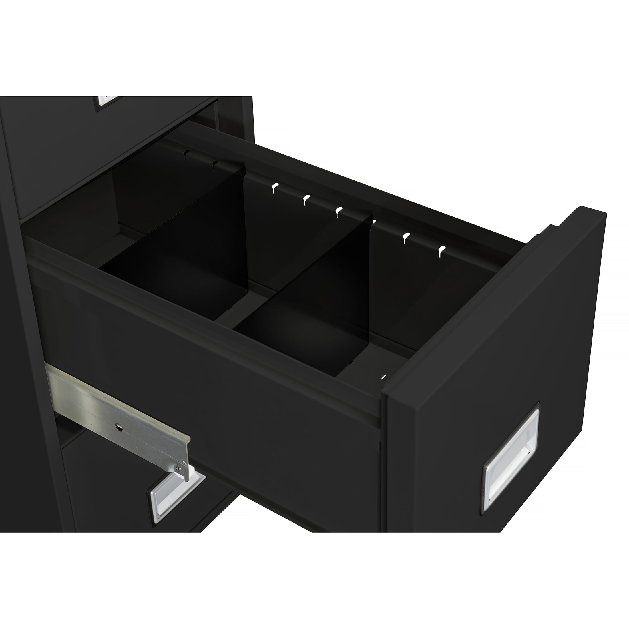 Phoenix Safe International B2372828 Vertical 25 in. 4-Drawer Letter Fire & Water Resistant File Cabinet, Black - LTR4W25B.