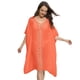 thumbnail image 2 of Vestido Holgado de Crochet para Mujer, Talla Grande, para Verano Naranja Talla Única, 2 of 8