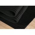 thumbnail image 6 of Beverly Rug Fluffy Modern Ultra Soft Plush Non Slip Easy Shag Indoor Area Rug Black 2x3, 6 of 9