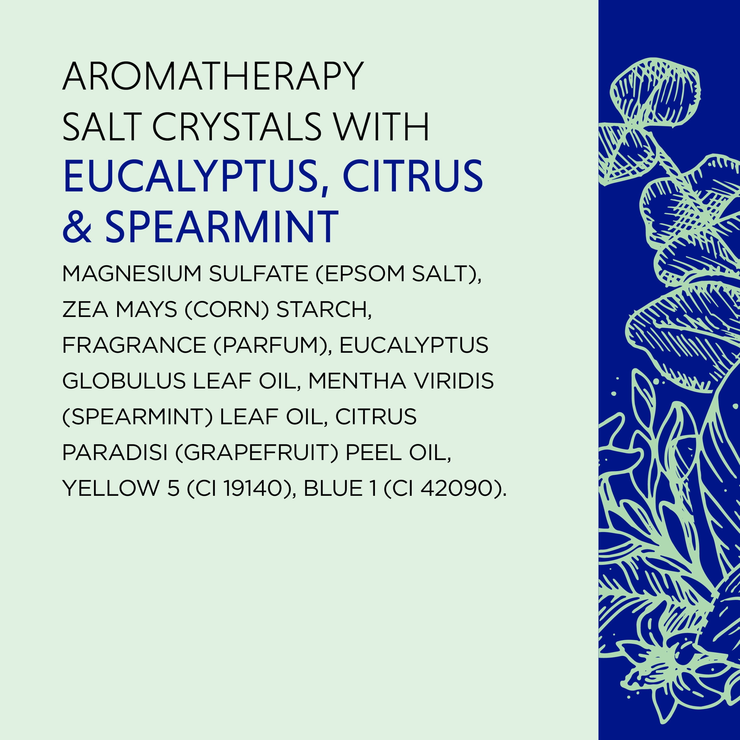 Dr Teal's Aromatherapy Stress Relief Salt Crystals with Eucalyptus, Citrus, & Spearmint, 25oz