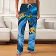thumbnail image 2 of Ninjago Mens PJ Pajama Pants Bottoms Lounge Pants Sleepwear PJs with Pockets, 2 of 7