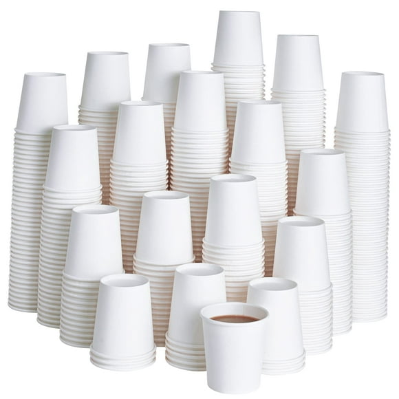 Vasos de café de papel desechables LITOPAK 120 ml, paquete de 500