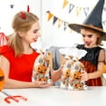 thumbnail image 2 of 110 Pcs Halloween Candy Bags with Pumpkin Head Design, Plastic OPP Treat Bags with Ties for Party Favors, Gifts & Holiday Wrapping, 2 of 5